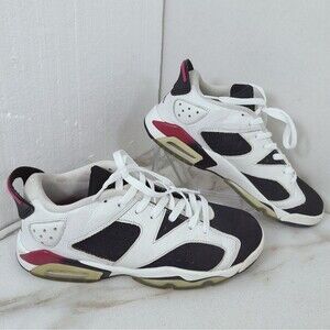 Nike Kids Air Jordan 6 Retro Low Basketball Shoes Sneakers, Sz 7.5Y
